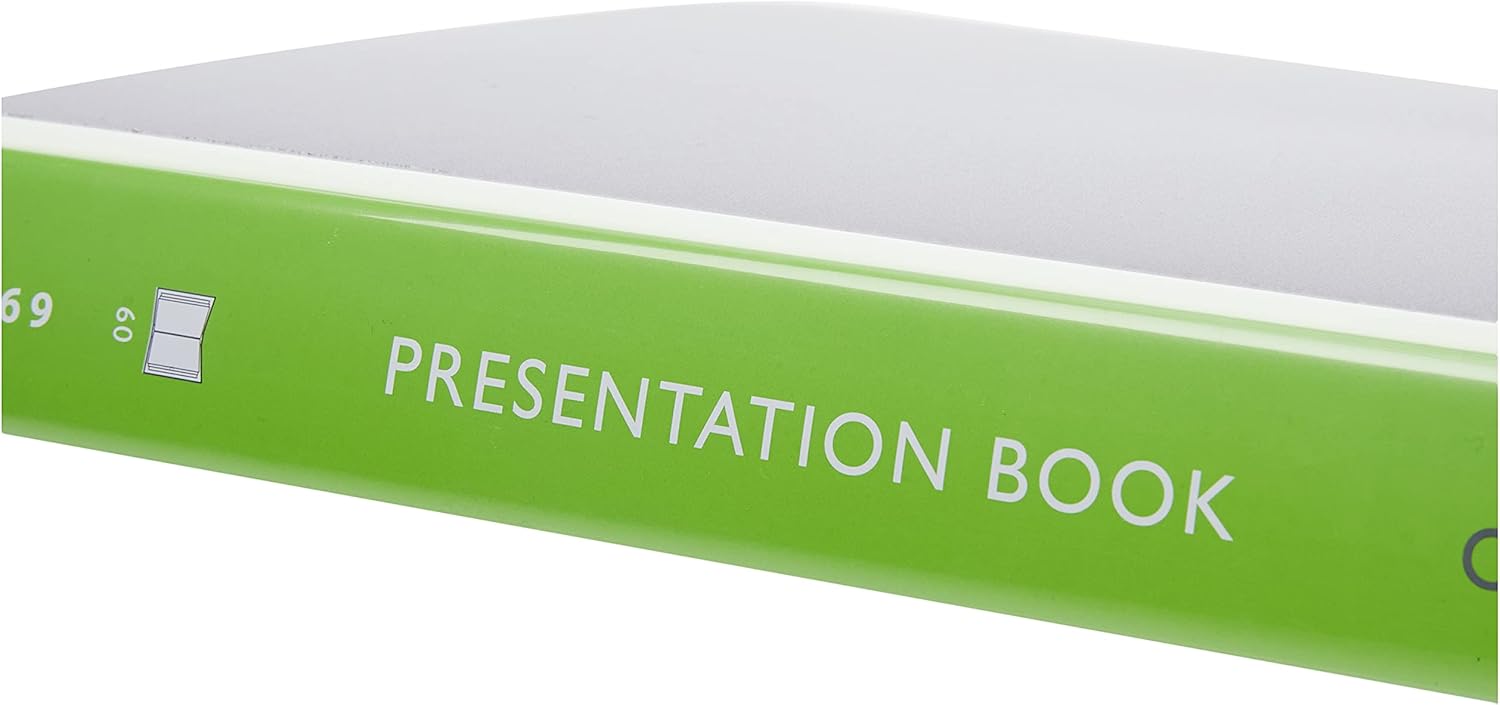 Q-Connect KF01269 60-Pocket Presentation Book - Black 2