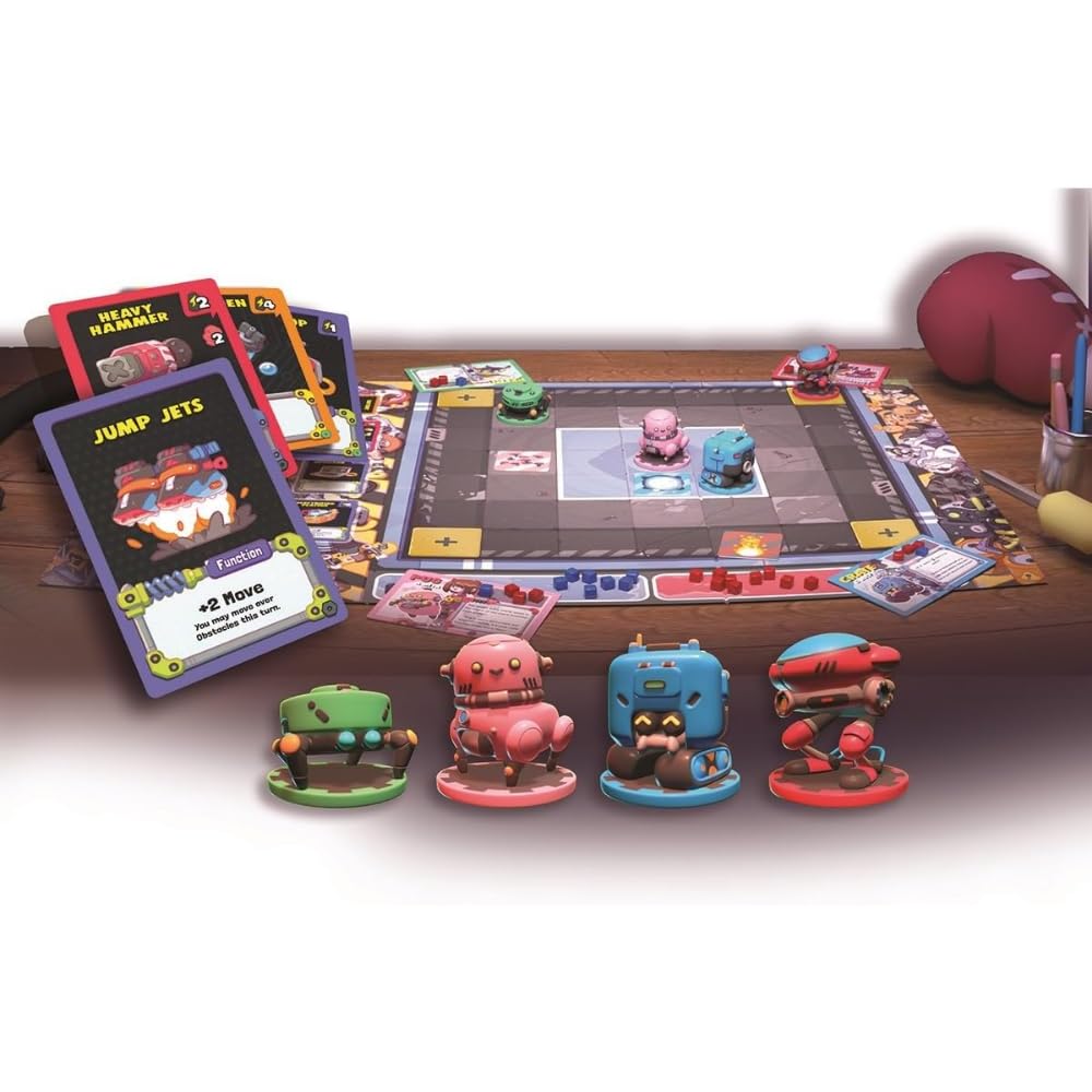 Robot Quest Arena - Deckbuilding Strategy Board Game | Ages 12+ | 2-4 Players | 30 Minutes 2