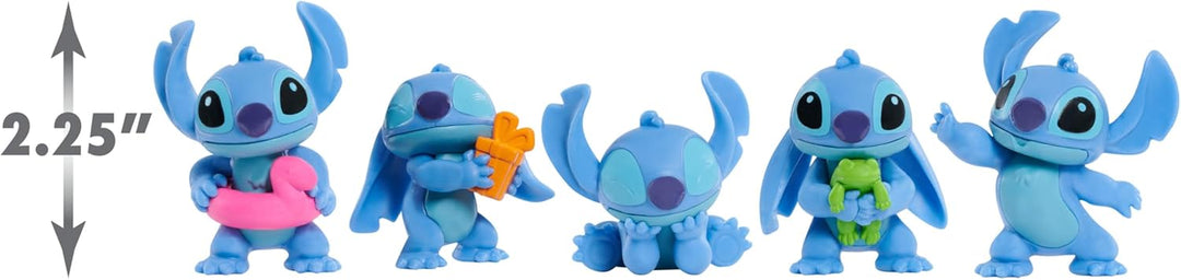 Disney Lilo & Stitch Collectible Figures - Stitch 5-Pack Vinyl Figures (46267)