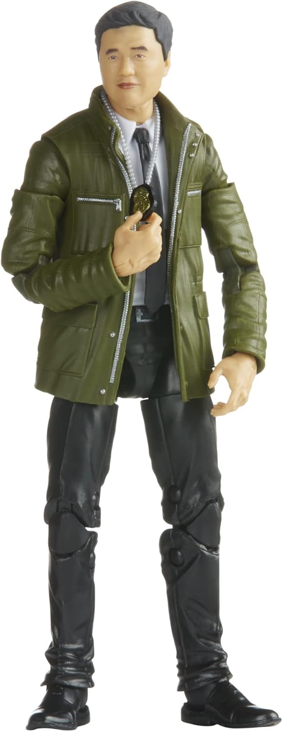 Marvel Legends Agent Jimmy Woo Action Figure - 6-Inch Collectible with Build-A-Figure Part, Ages 4+