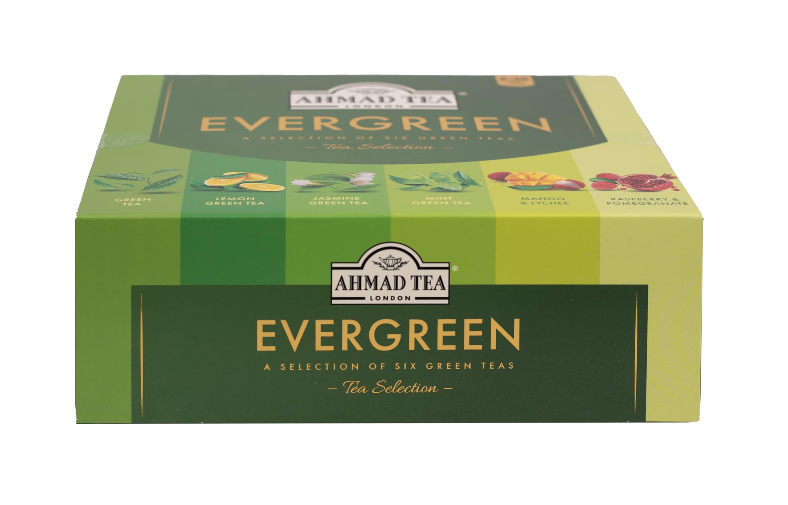 Ahmad Tea Green Tea Selection Pack - 6 Blends, 60 Teabags, 120g 4