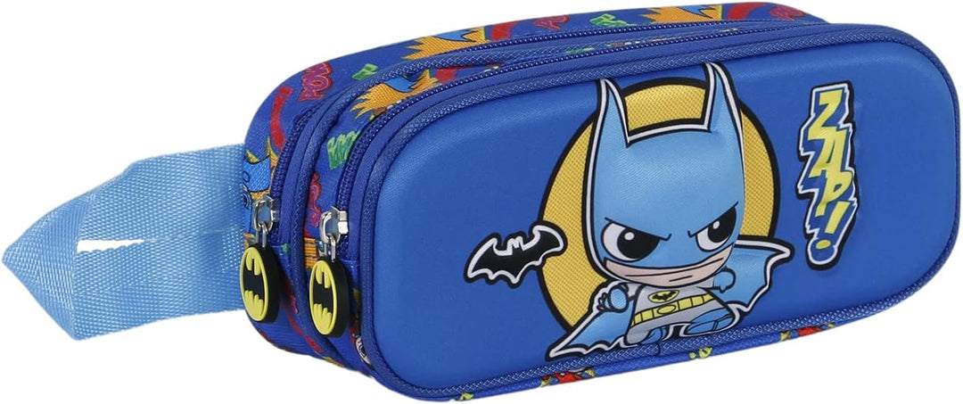 KARACTERMANIA Batman Zap-3D Double Compartment Pencil Case (04491)