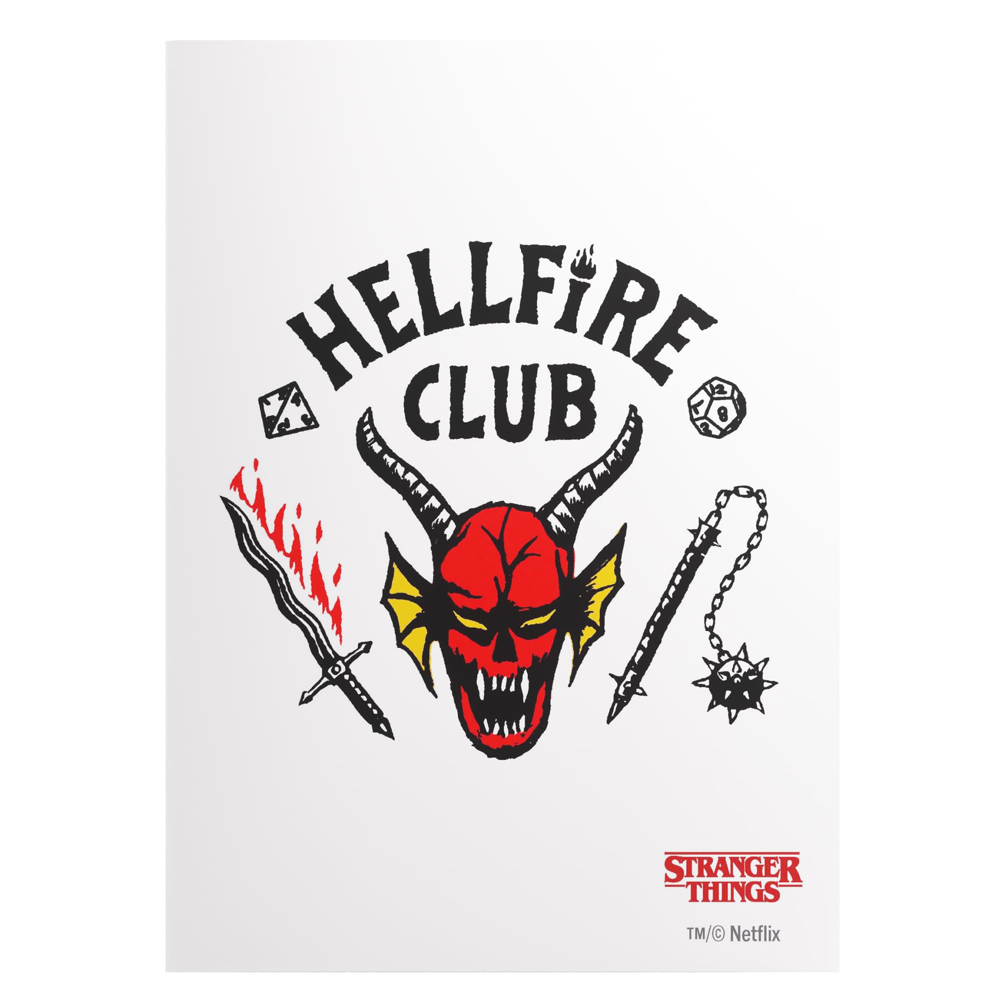 Gamegenic Stranger Things Hellfire Club Art Sleeves - 50 Pack Matte Finish Card Protectors