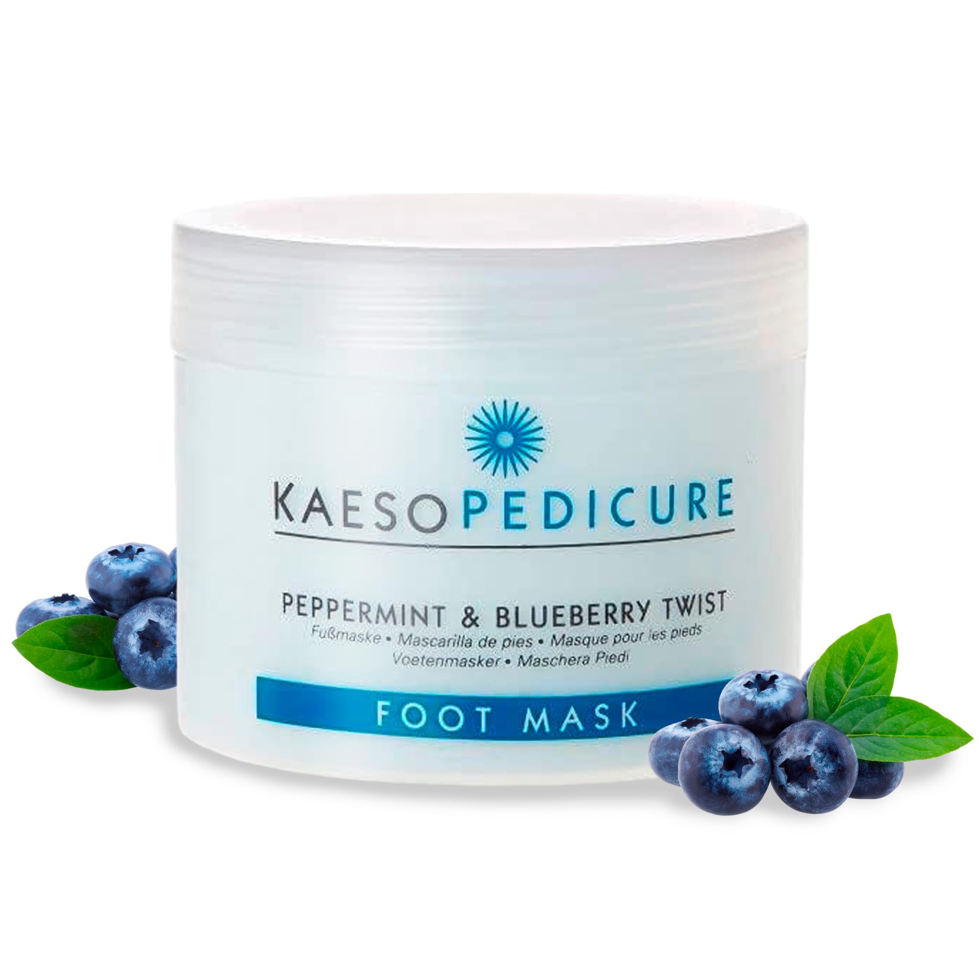 Kaeso Peppermint and Blueberry Twist Foot Mask - Intense Moisture & Cooling Relief | 450 ml 1