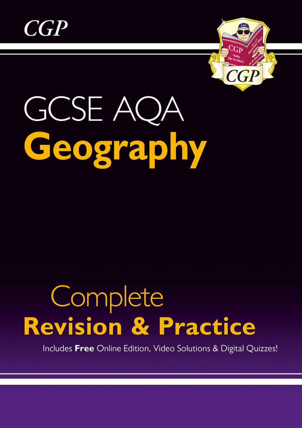 CGP GCSE Geography AQA Complete Revision & Practice Guide (9-1) | Paperback | Reading Age 14-16