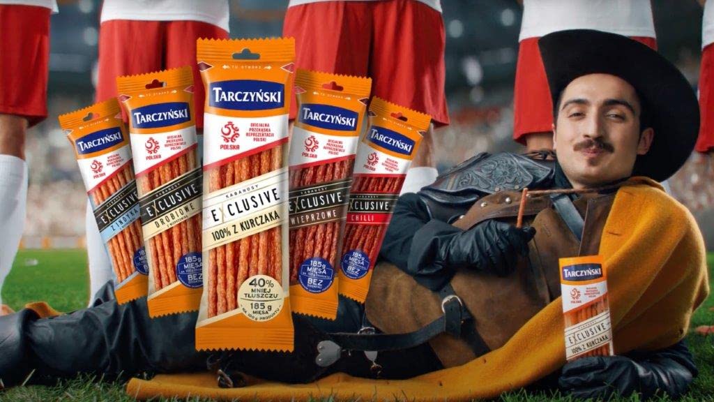 Tarczyński Poultry and Pork Kabanos Sausage 105g (Pack of 10) 3