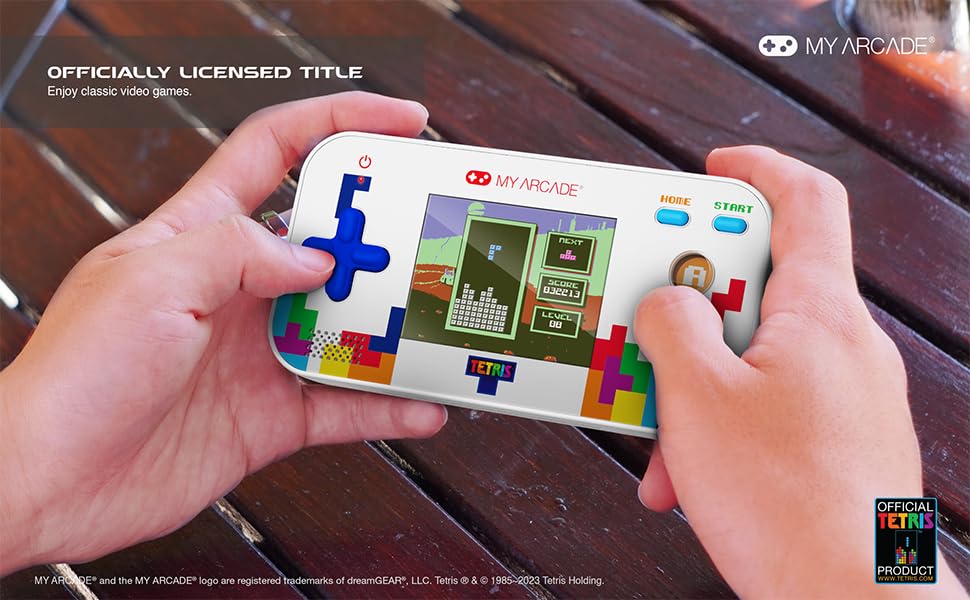 MY ARCADE Tetris Gamer V Classic Handheld Portable Video Game System 3