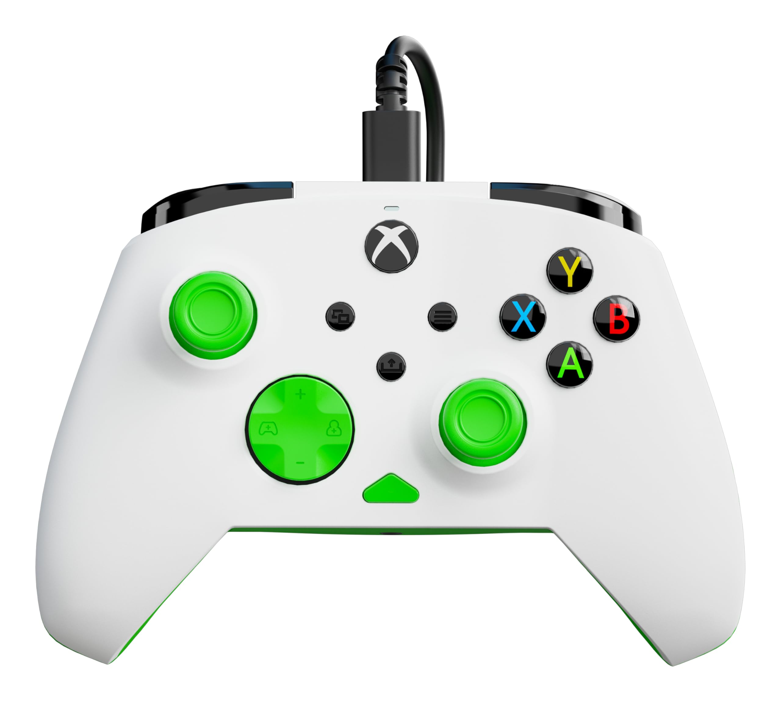 Turtle Beach Rematch Core White and Green Wired Gaming Controller with Audio Controls, Rumble Motors and Impulse Triggers – Licensed for Xbox Series X or S, Xbox One and Windows PCs