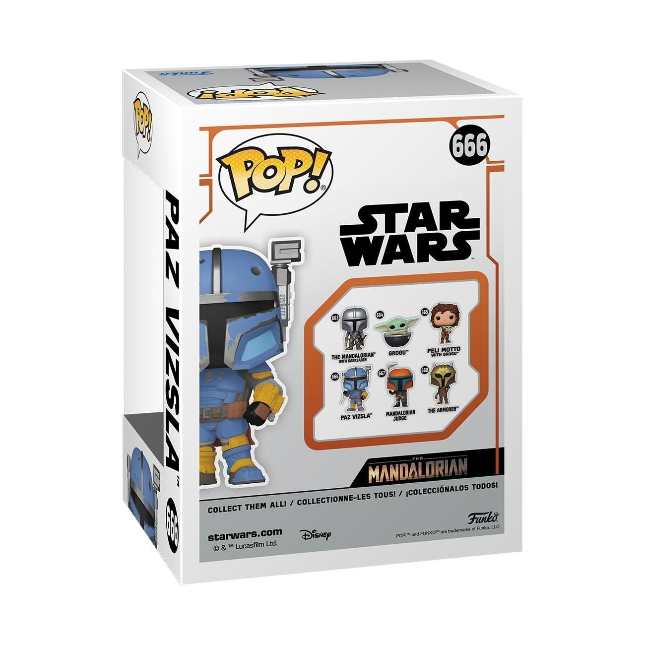 Funko Pop! Star Wars: The Mandalorian - Paz Vizsla Vinyl Figure 3