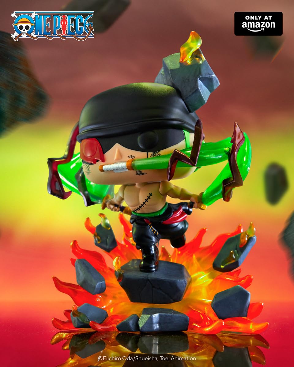 Funko Pop! Roronoa Zoro King of Hell Vinyl Figure - Amazon Exclusive | 3.75 in | Vinyl 3