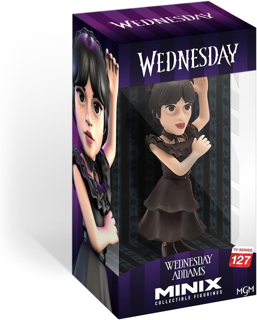 Minix Collectible Figurines Wednesday Addams Series - Wednesday Addams Ball Dress Vinyl Figure