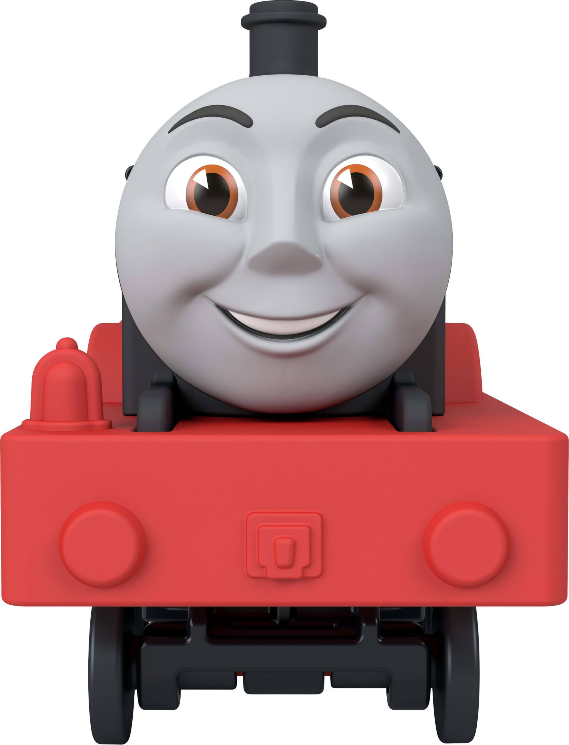 THOMAS & FRIENDS Motorized Toy Train - James Engine with Cargo Car | Battery-Powered | Ages 3+