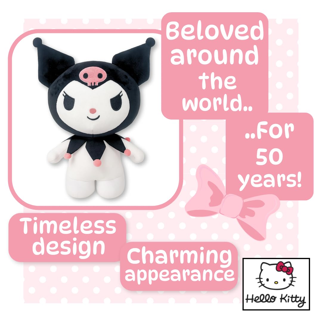 Hello Kitty Official Kuromi Plush - 44.5 CM Large Standing Plush Toy 3