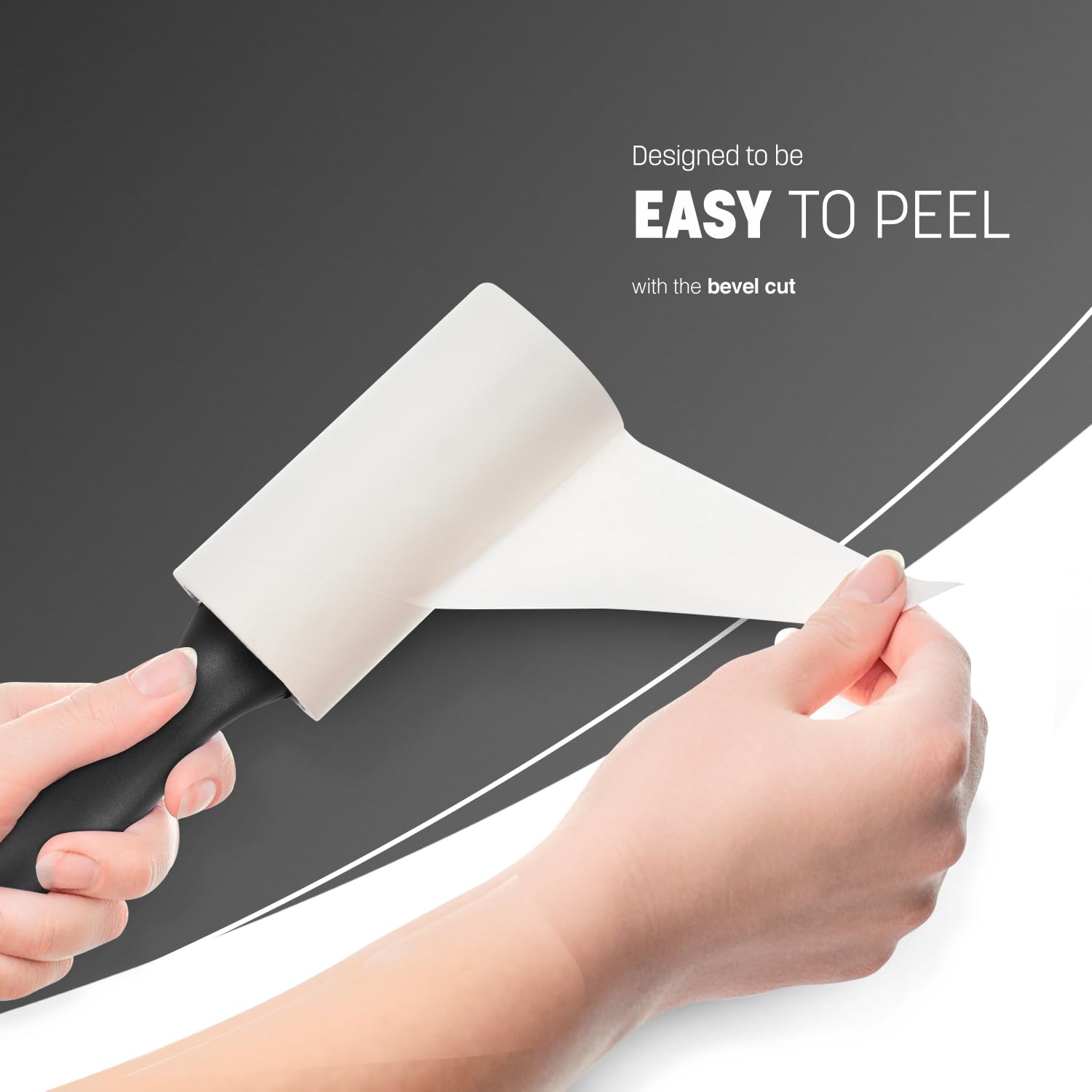 KEPLIN Lint Roller - 400 Sheets for Pet Hair & Fabric Care | Black 4