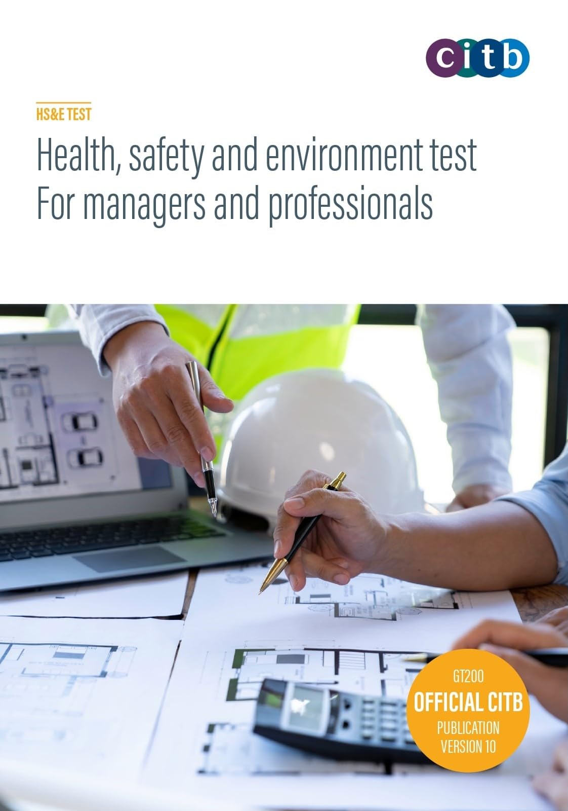 CITB Health, Safety and Environment Test for Managers and Professionals GT200-V10 - 10th Edition | Paperback | English 1