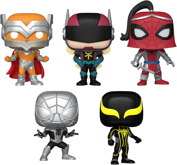 Funko Pop! Marvel Year of the Spider - Spider-Man 5-Pack Vinyl Figure Set (62281)