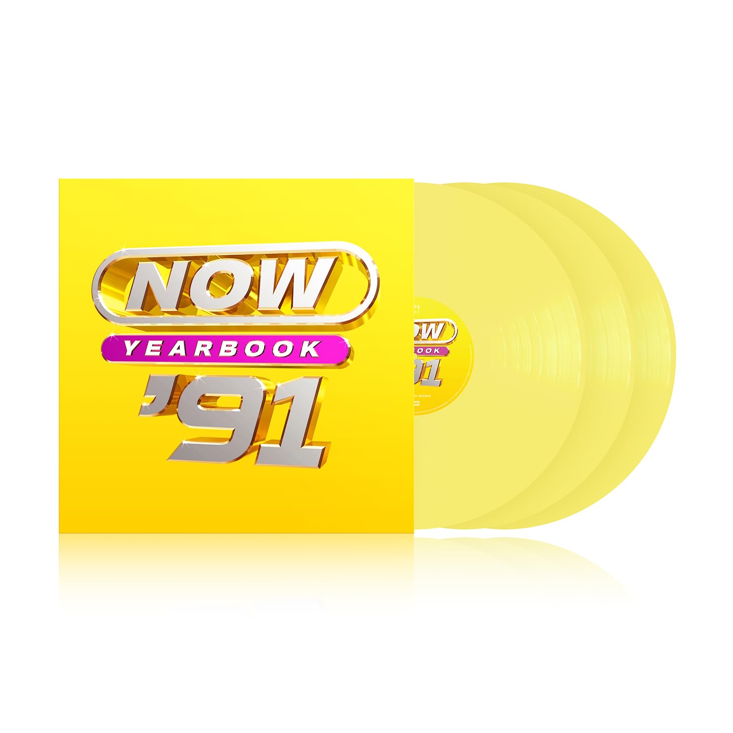 NOW Yearbook 1991 – 3-LP Vinyl Compilation (Yellow Vinyl) 4