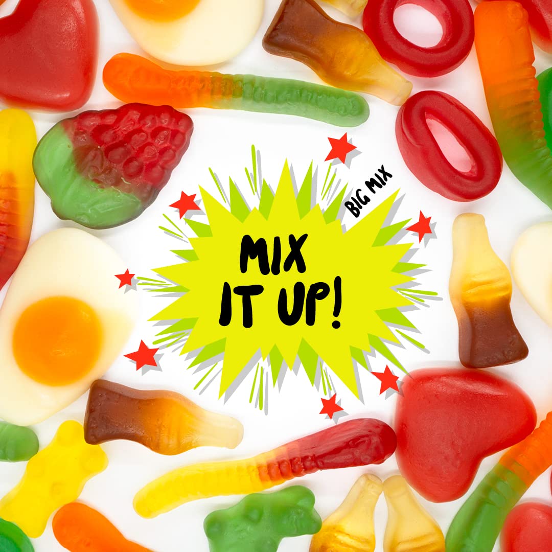 Bebeto Big Mix Fruit & Chewy Gummy Sweets | 150g Bag | 10 Items | No Artificial Colours 6