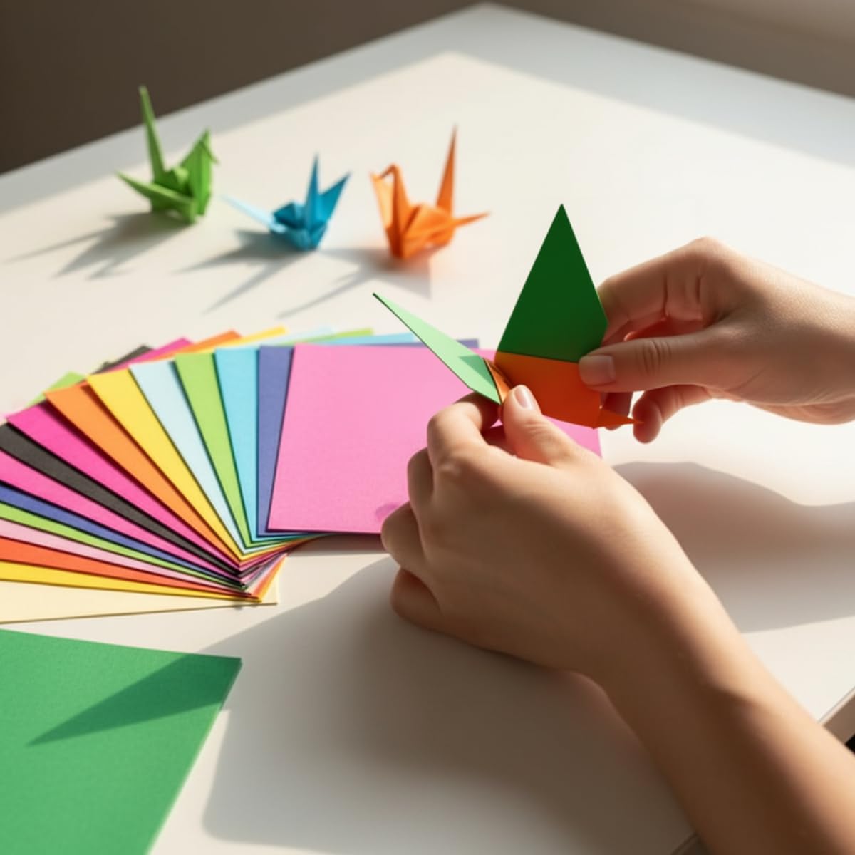 Hawksbill 130GSM A4 Coloured Paper - 50 Pack Assorted Rainbow Sheets for Arts & Crafts 7