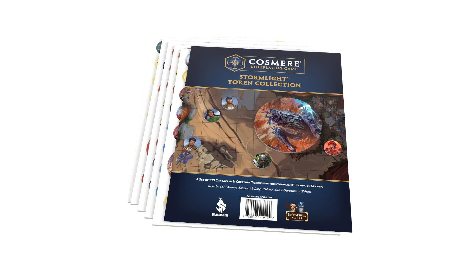 Brotherwise Games Stormlight Tokens Collection - 195 Character & Creature Tokens for Cosmere RPG | Ages 14+