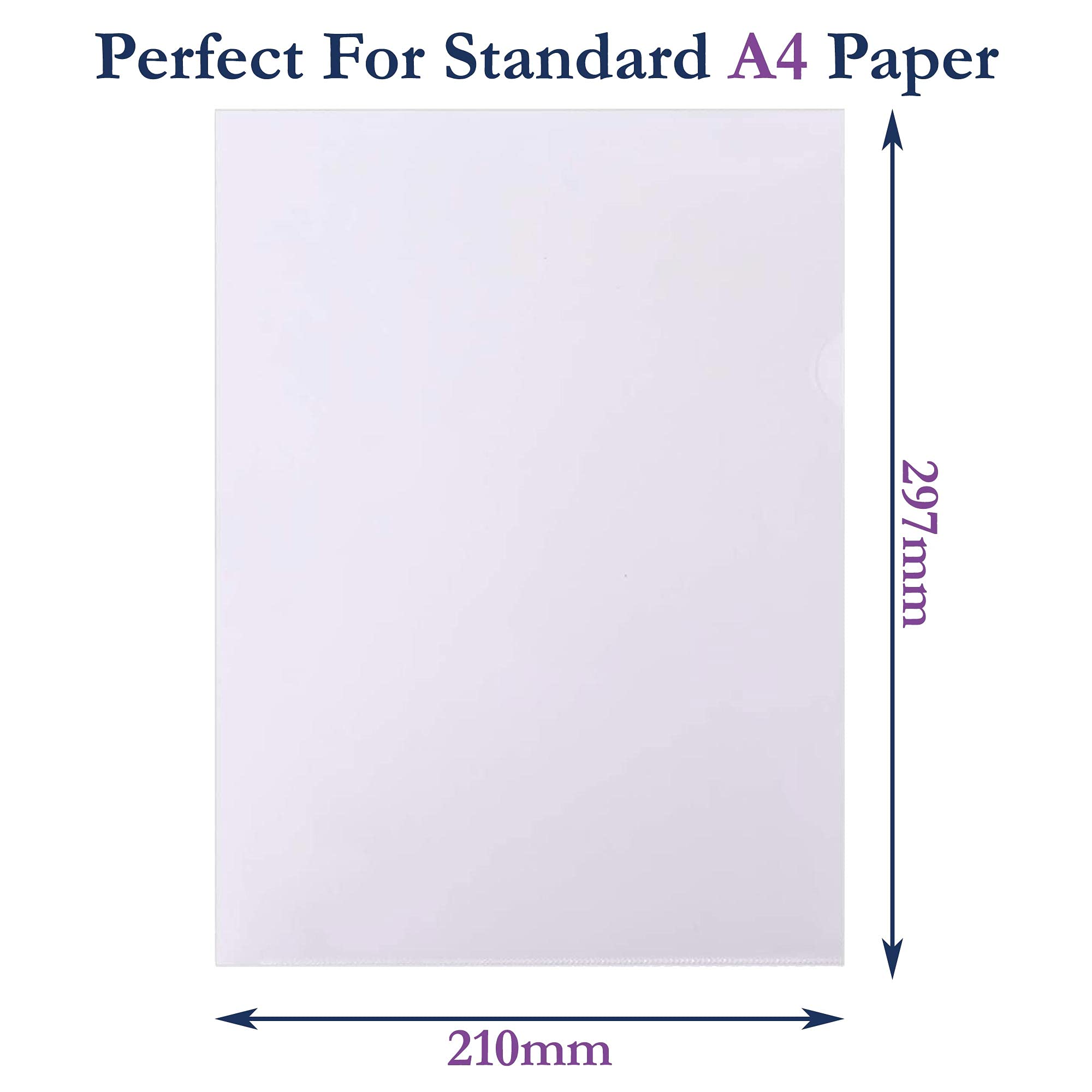 Habercrafts Acetate Sheets - Clear Heavy Duty Binding Covers | 240 Micron Thick | A4 Size | 10 Sheets