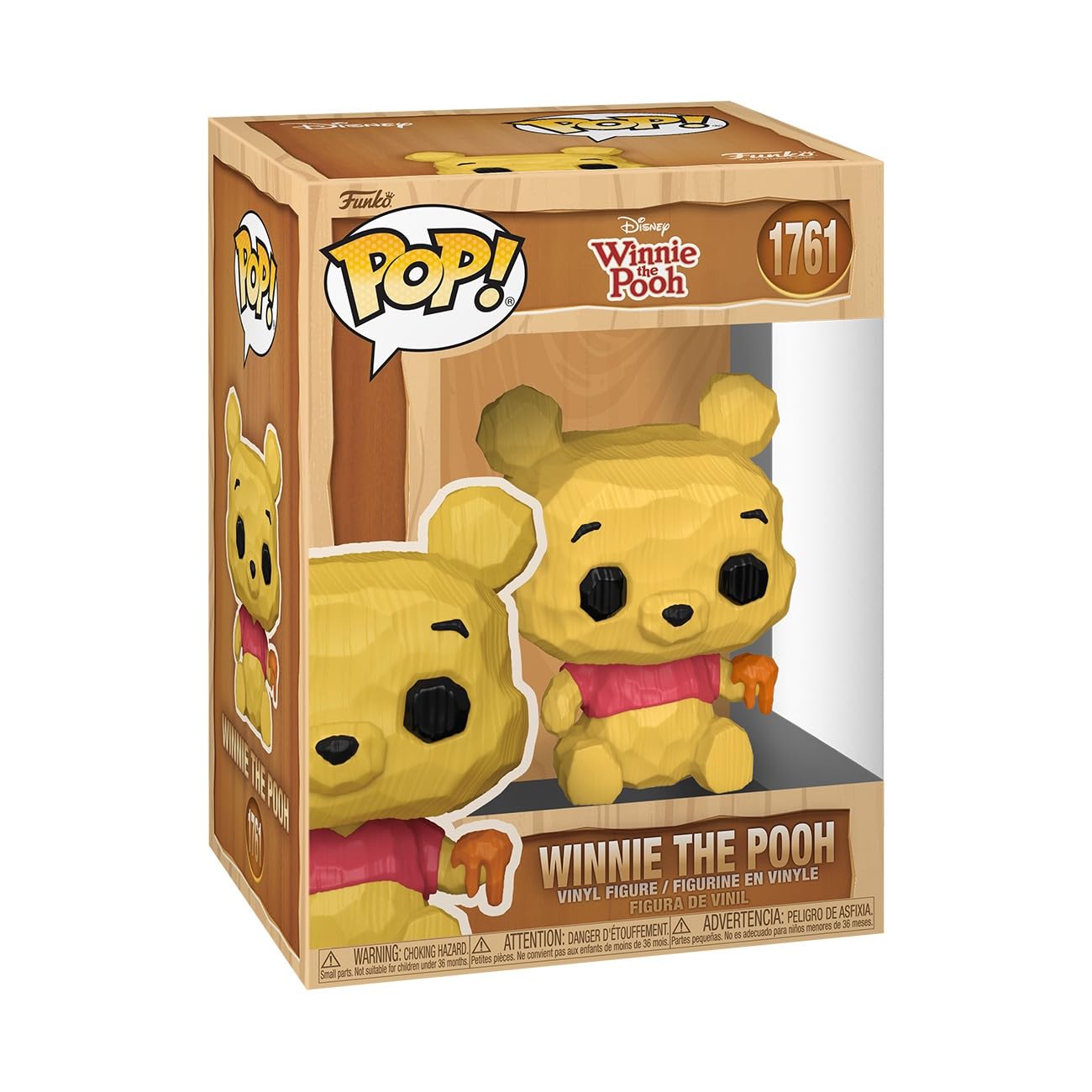 Funko POP! Disney Winnie the Pooh - Pooh (Whittled) Vinyl Figure | 3.75 inches