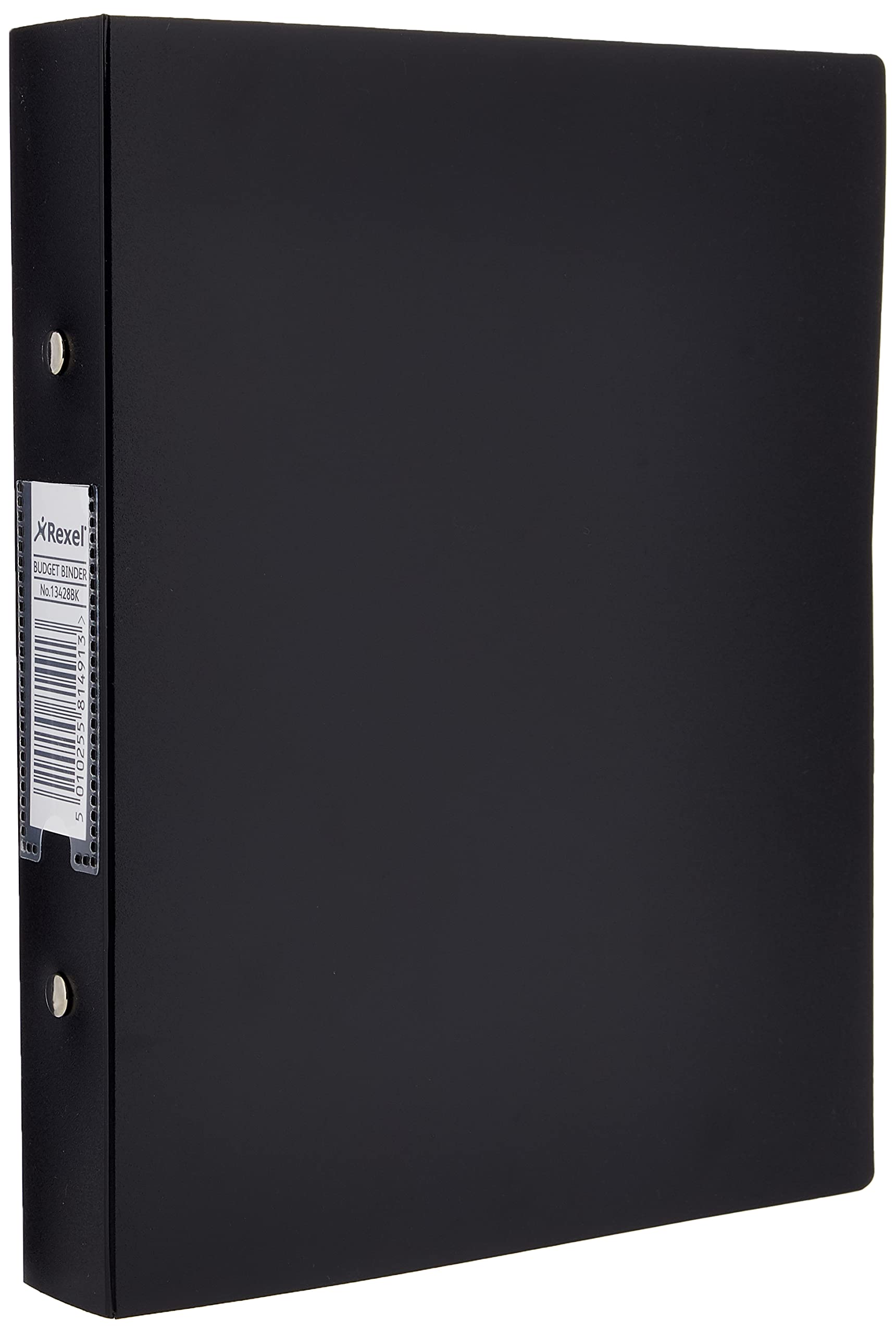 Rexel A5 O-Ring Binder - Black | 2 O-Ring Mechanism | 25mm Capacity | Polypropylene 1