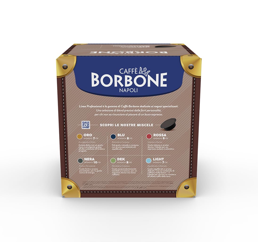 CAFFÈ BORBONE Don Carlo Dek Decaffeinated Coffee Blend - 50 Capsules for Lavazza A Modo Mio Machines 3