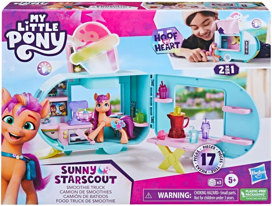 My Little Pony Sunny Starscout Smoothie Truck - Interactive Playset for Kids 5+ 4