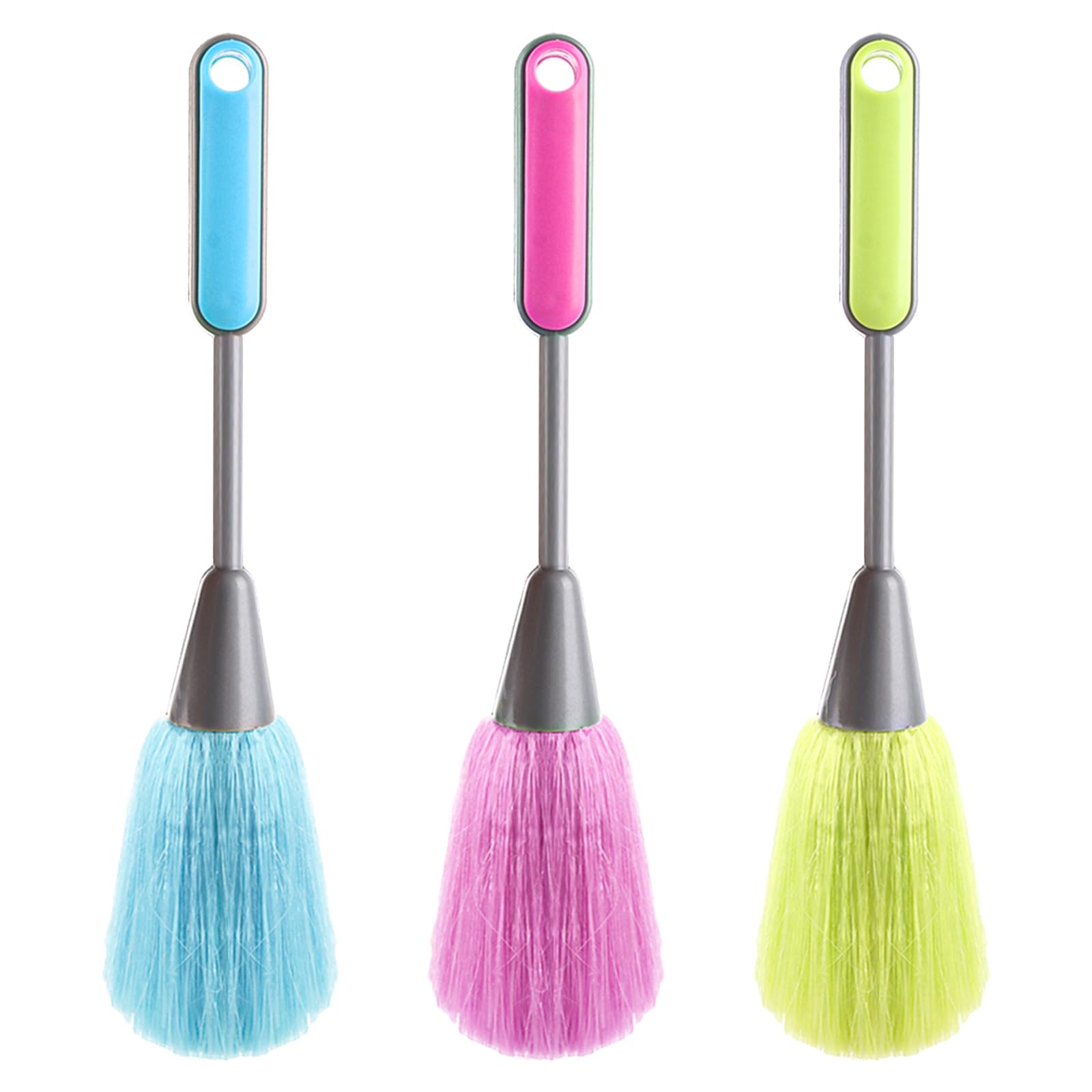 ASelected Fluffy Microfiber Duster - 3 Pack, Anti-Static, Washable | For Delicate Objects & Tight Spaces 1