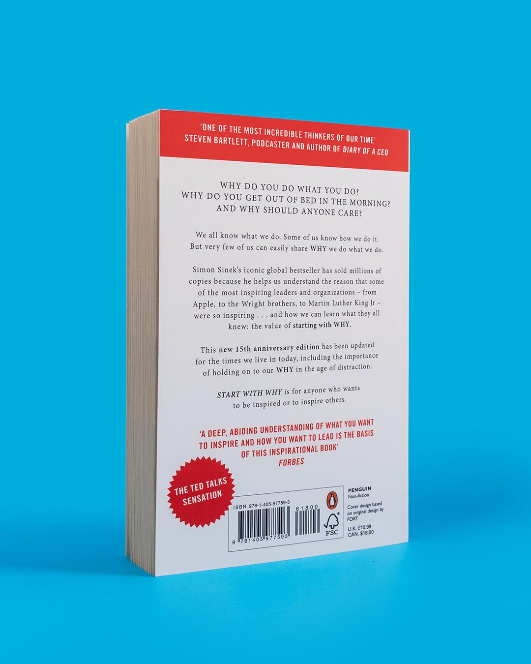 Simon Sinek - Start With Why: 15th Anniversary Edition | Paperback | Special Edition