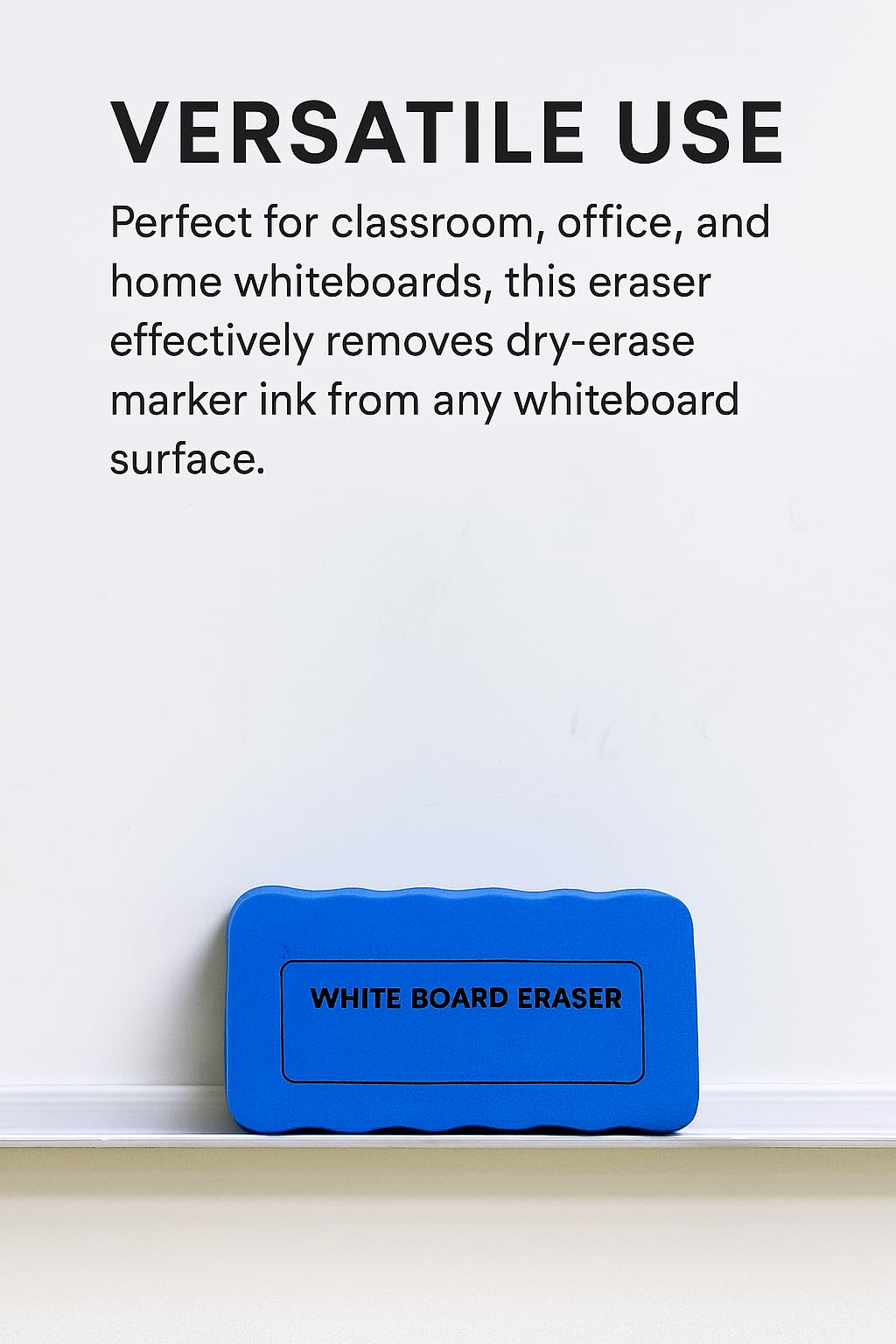 1ABOVE Whiteboard Dry Eraser - Durable Plastic, Blue | 100x55x1mm 4