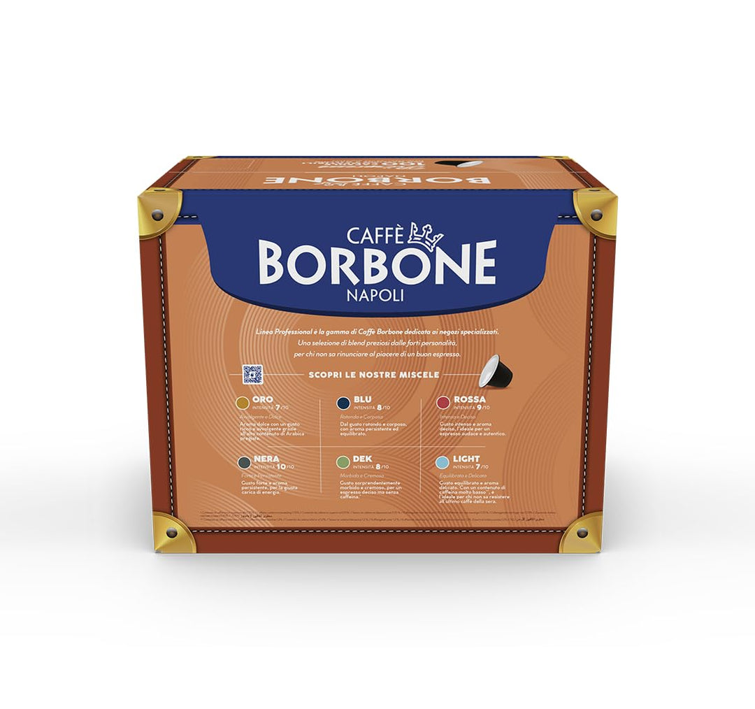 Caffè Borbone Respresso Black Coffee Blend - 100 Capsules for Nespresso Machines