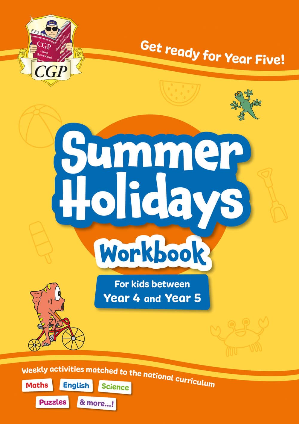 CGP Summer Holidays Activity Workbook - Year 4 to Year 5 Transition | Paperback | English
