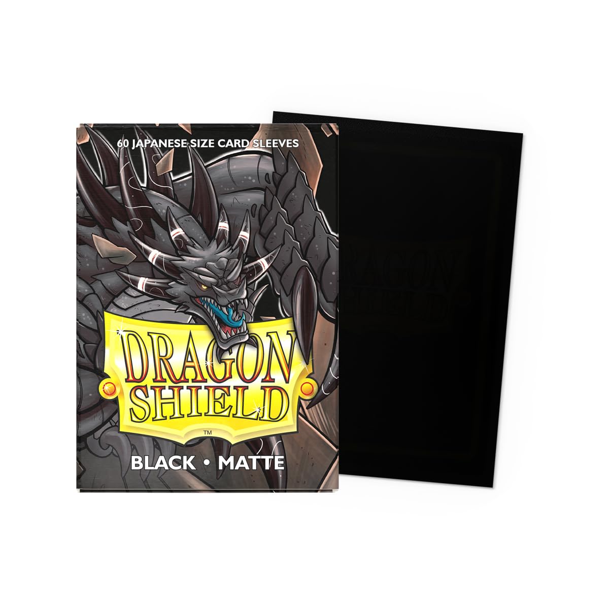 Dragon Shield Japanese Size Matte Black Card Sleeves (60 Count) 6