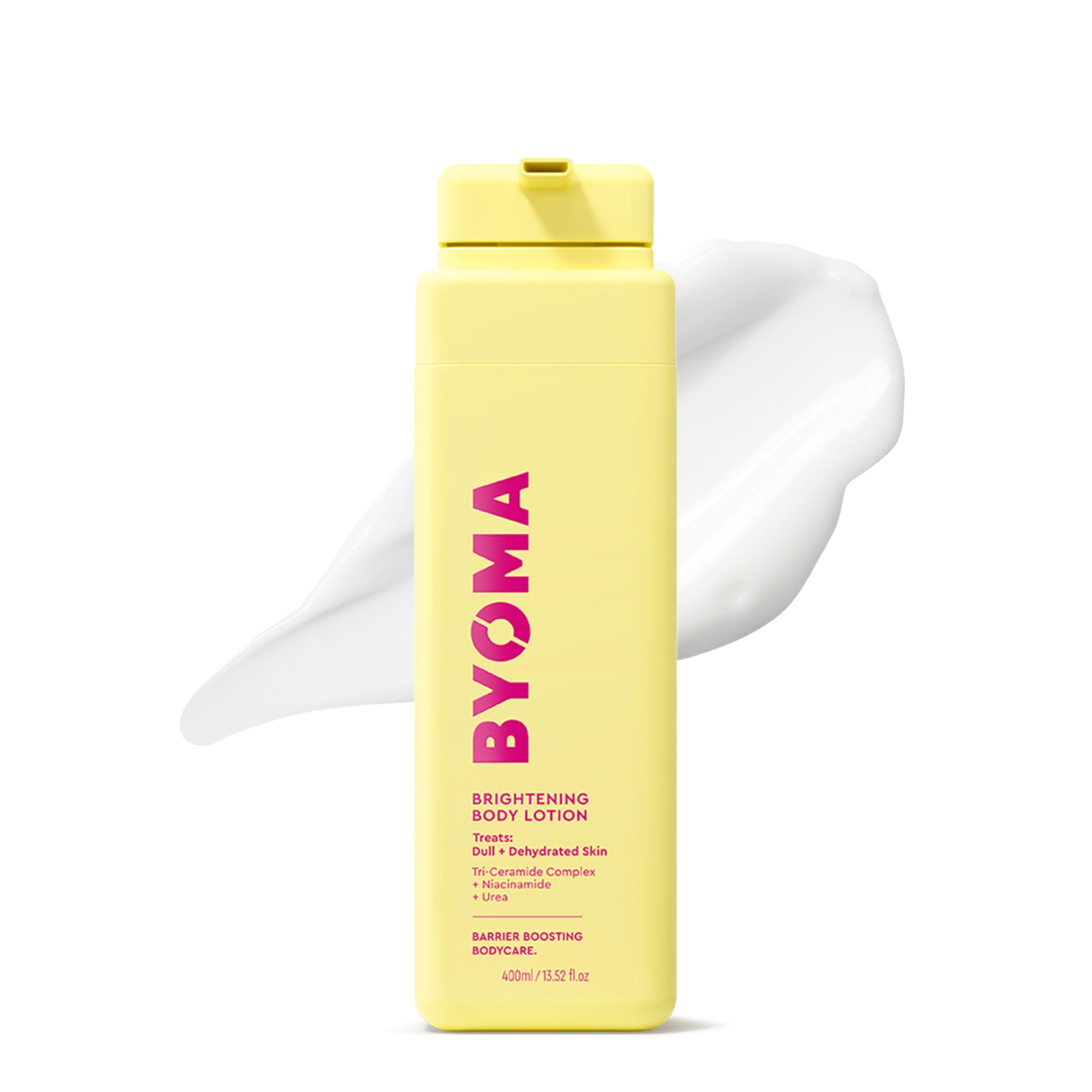 BYOMA Brightening Body Lotion - 400ml | Hydrates & Brightens | Evens Skin Tone 1