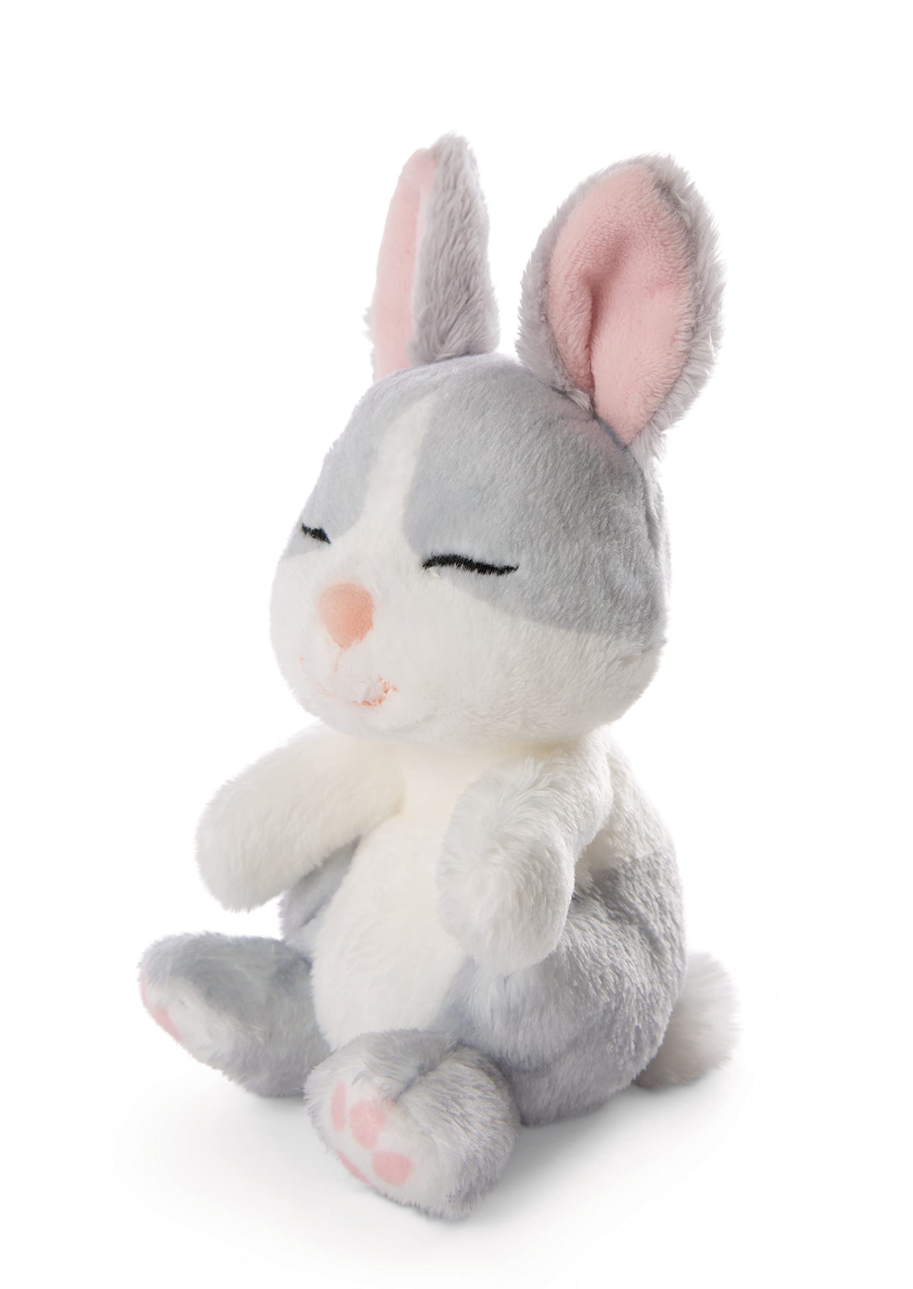 NICI Sleeping Pets Bunny - Soft Plush Toy in Green Basket, 12cm 8