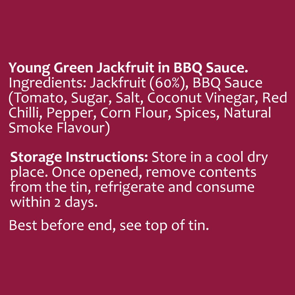 Tropical Sun BBQ Jackfruit - Ready-to-Eat, Vegan, Gluten-Free | 400g 6