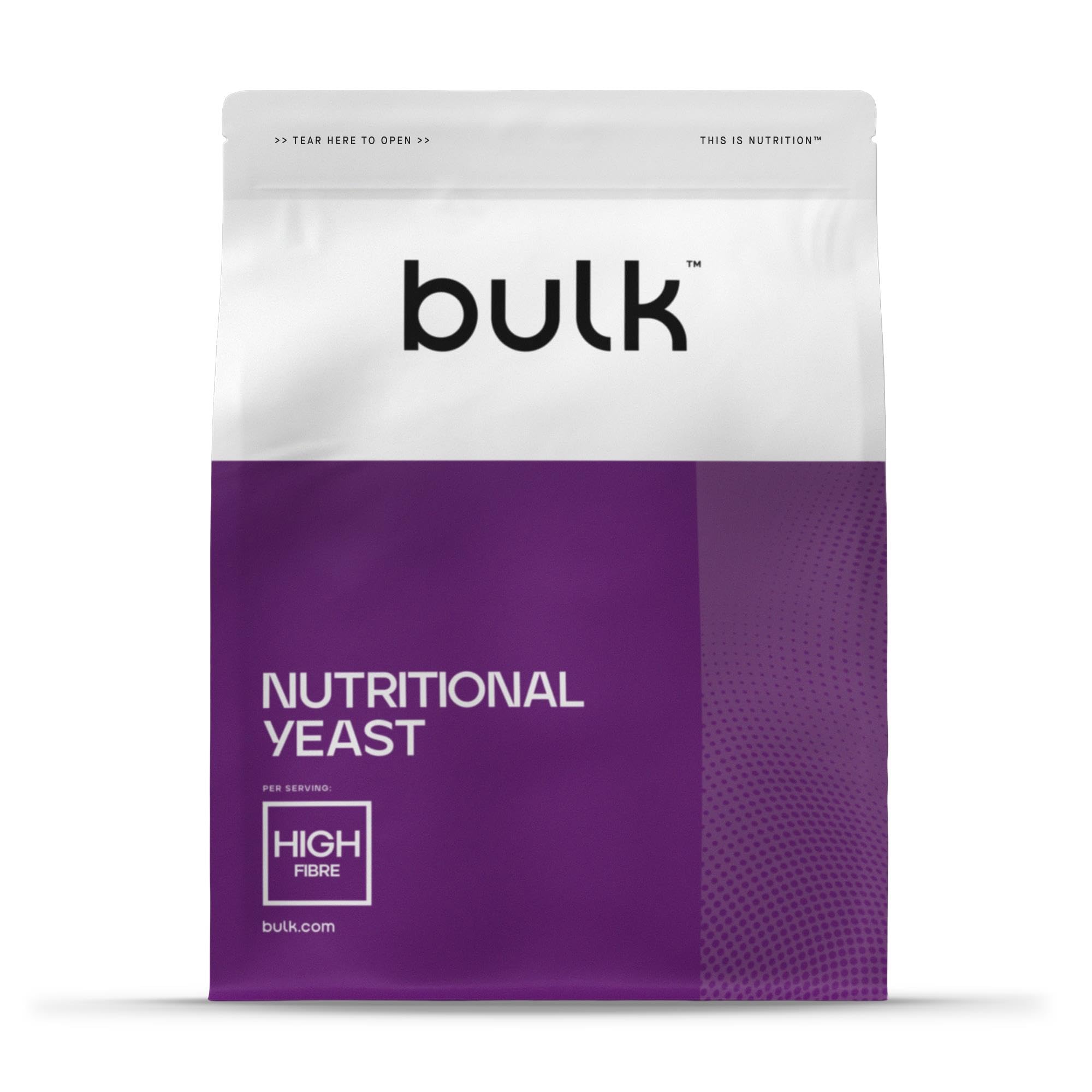 Bulk Nutritional Yeast Flakes - Vegan, High Protein (49g/100g), 300g