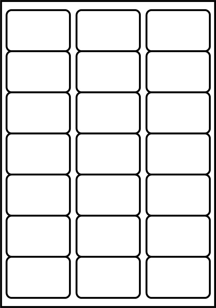 SmithPackaging A4 Self Adhesive Address Labels, 21 Labels Per Sheet, 100 Sh 1
