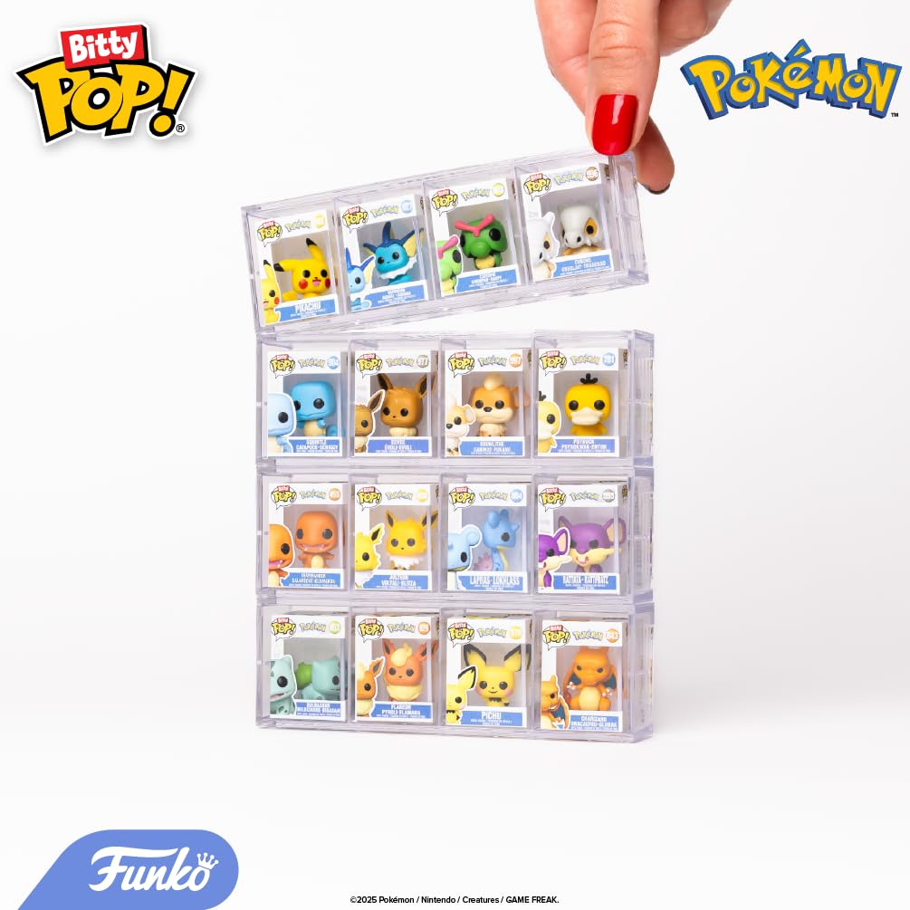 Funko Bitty Pop! Pokémon 12-Pack - Pikachu, Eevee, Charmander & More - Mini Vinyl Figures 3