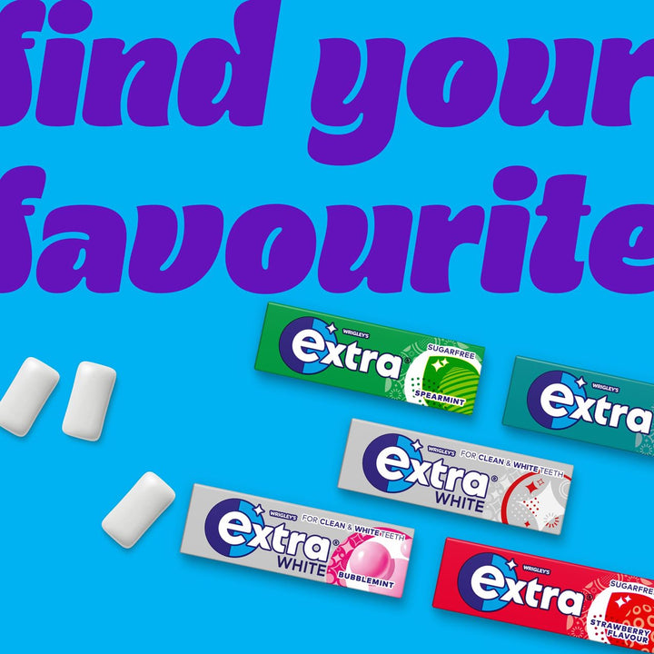 Extra - Watermelon Flavour Sugar Free Chewing Gum, 30 Packs of 10 Pieces