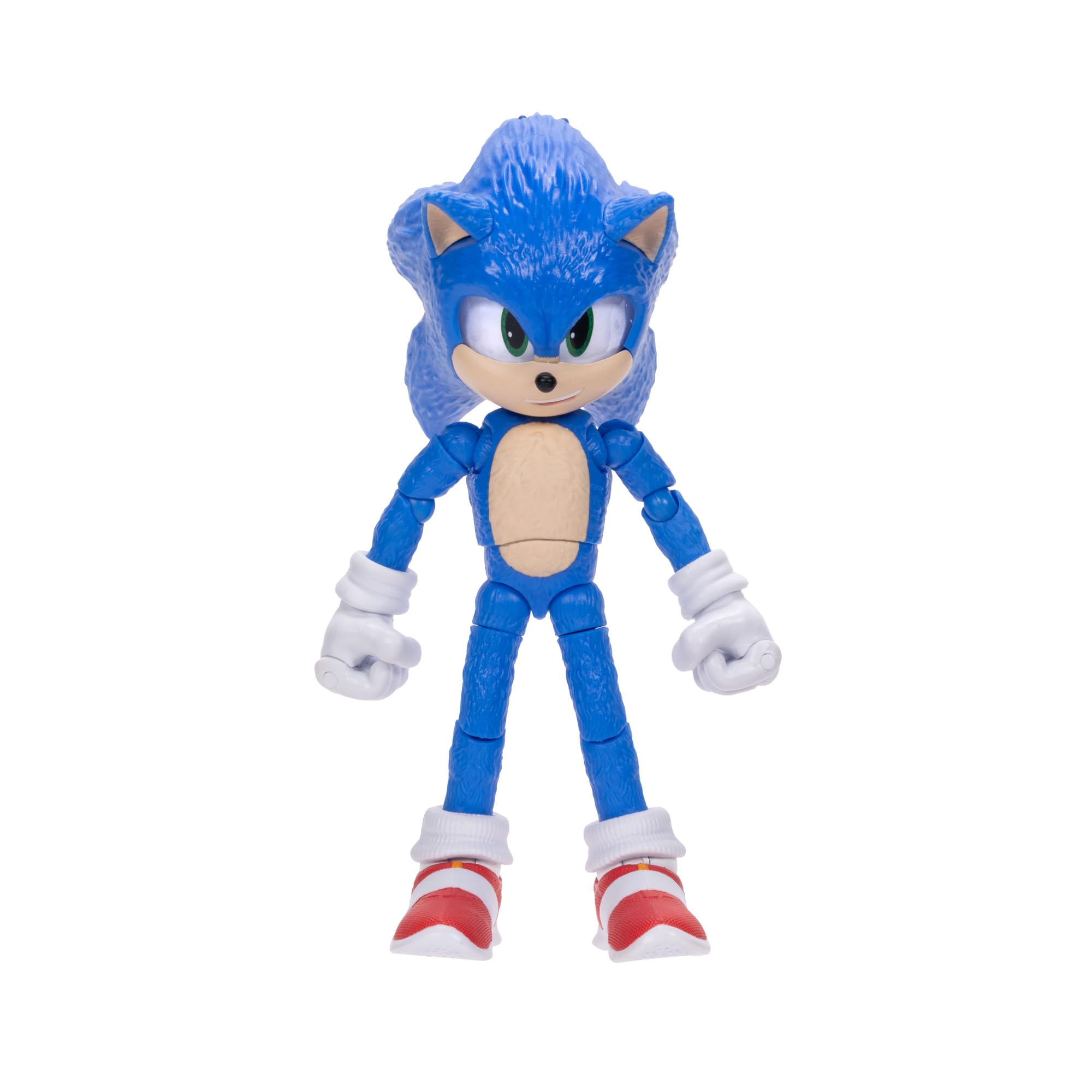 Sonic The Hedgehog Sonic 3 Movie Sonic Collector Toy Figure by Jakks Pacific | 5" / 13cm Tall | Ages 3+