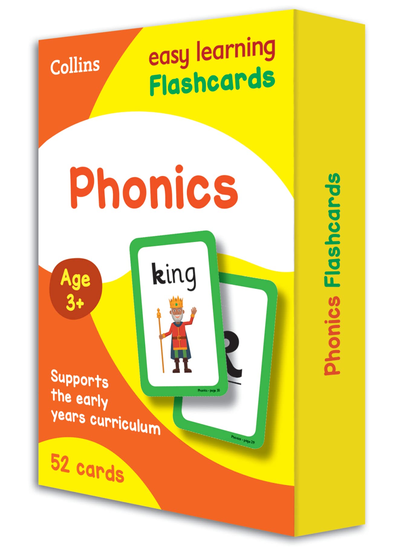 Collins Phonics Flashcards - Ideal for Home Learning | Ages 3-5 | English Language 1