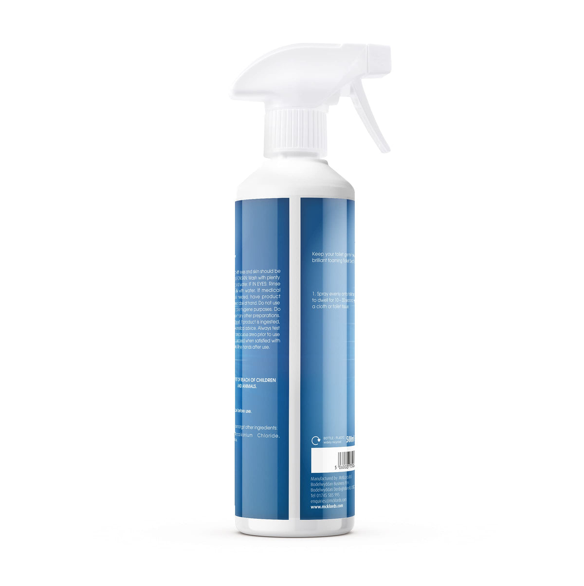Mr Cleen Toilet Seat Sanitiser - Kills 99.9% of Germs & Bacteria - 500ml