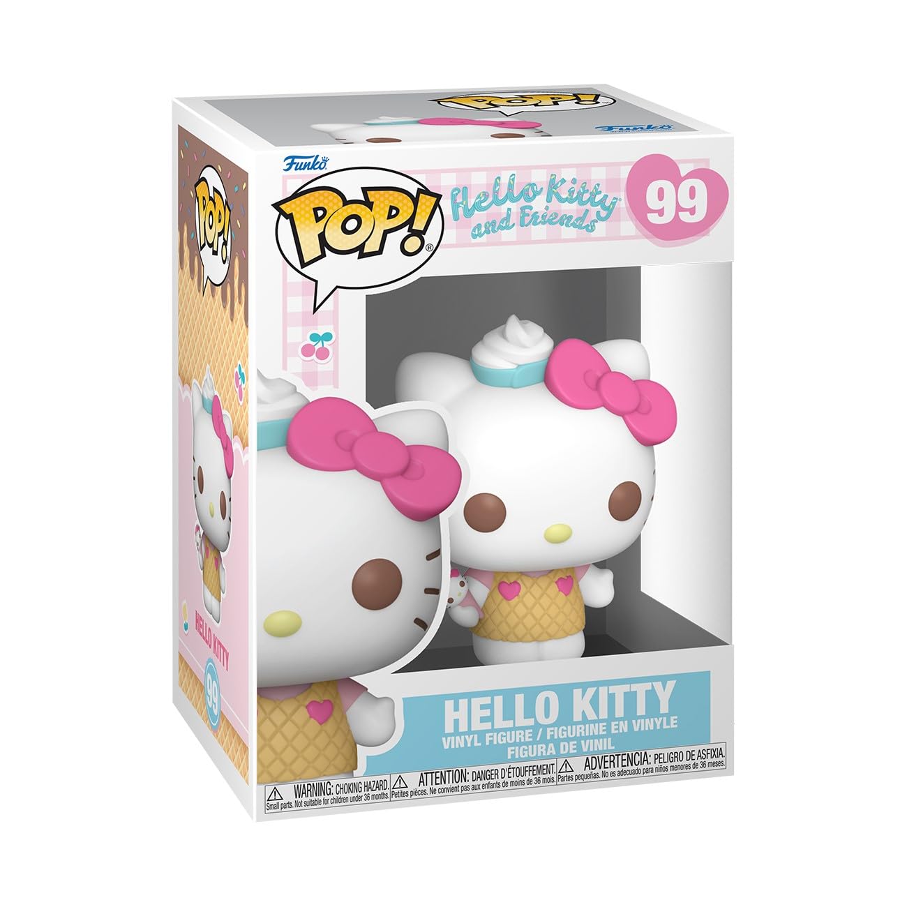 Funko Pop! Sanrio: Hello Kitty Vinyl Figure (IC) - Collectible Mini Statue