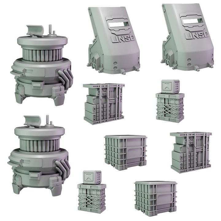 Mantic Games Halo Flashpoint UNSC Scenery Set (MGHAU101)