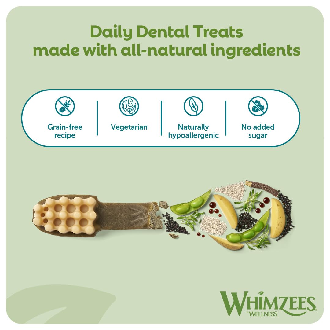 WHIMZEES Dog Dental Stix - Size M, 12 Pieces | Natural, Vegetarian, Grain Free 3