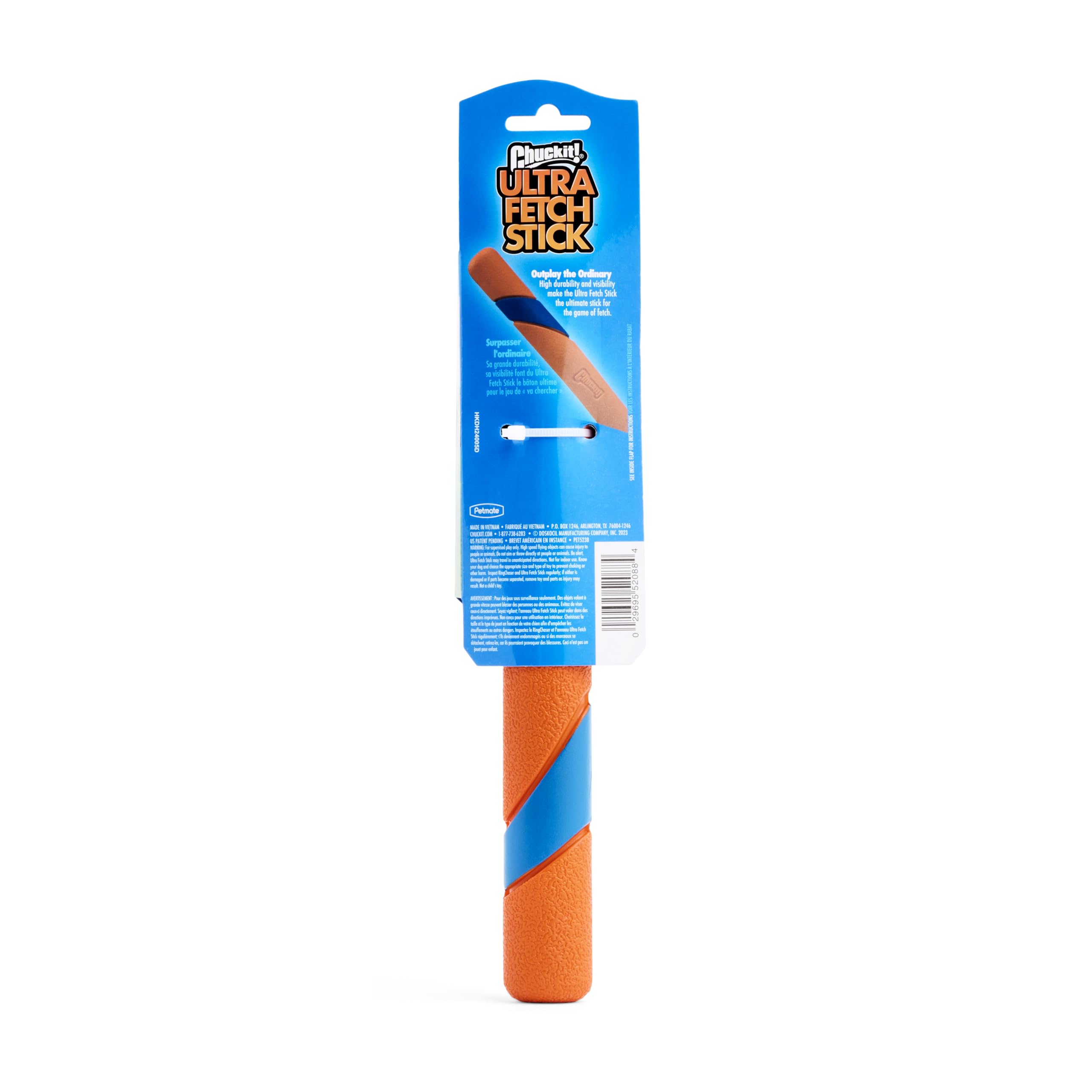 Chuckit! Ultra Fetch Stick - Durable Natural Rubber Interactive Fetch Toy | Size M | 28 cm 6