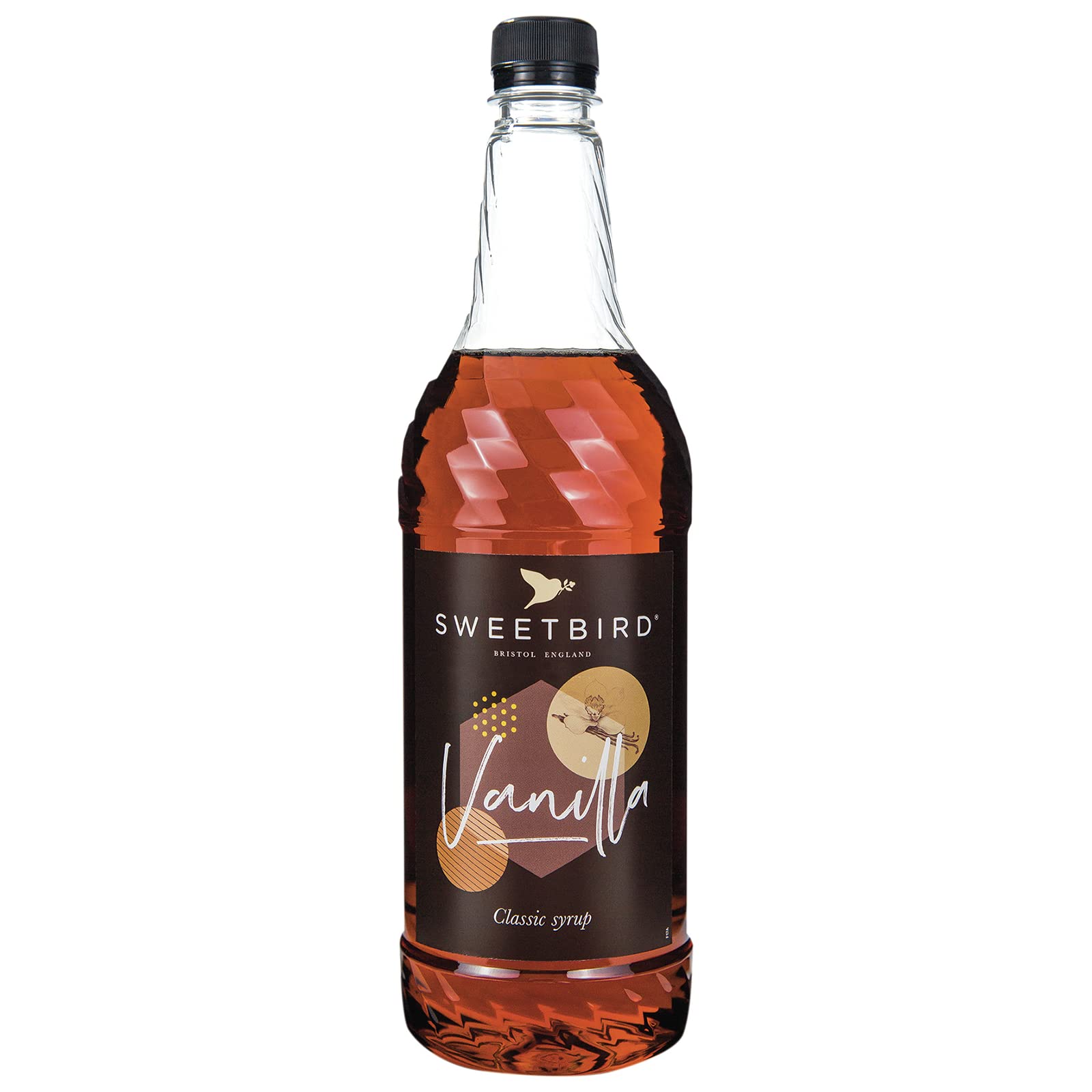 Sweetbird Vanilla Syrup - 1 Litre Bottle | Vegan Friendly | Made in UK 1